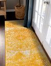 Riviera Elegance Collection Area Rug -  Monaco (Yellow) Runner Yellow  lifestyle 3