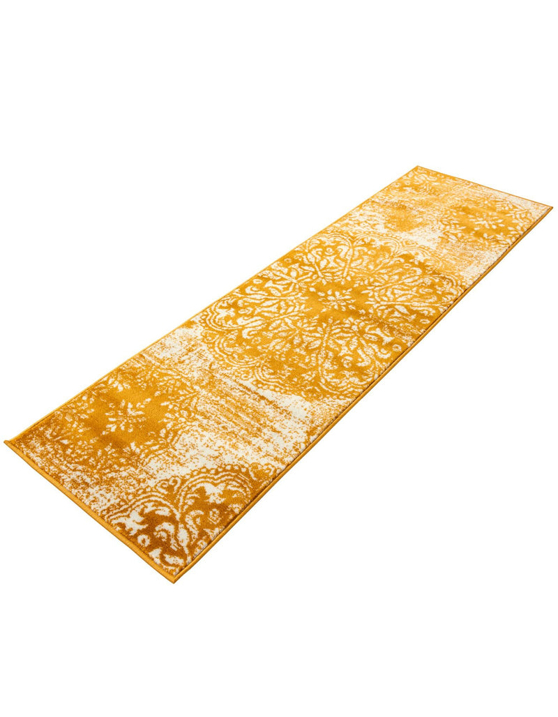 Riviera Elegance Collection Area Rug -  Monaco (Yellow) Runner Yellow  lifestyle 34