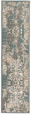 Gobi Sands Collection Area Rug - Dunhuang Runner Green  lifestyle 75