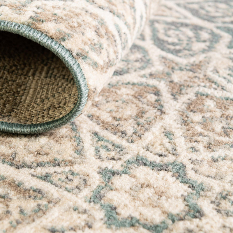 Gobi Sands Collection Area Rug -  UlanBuh Round Multi  lifestyle 25