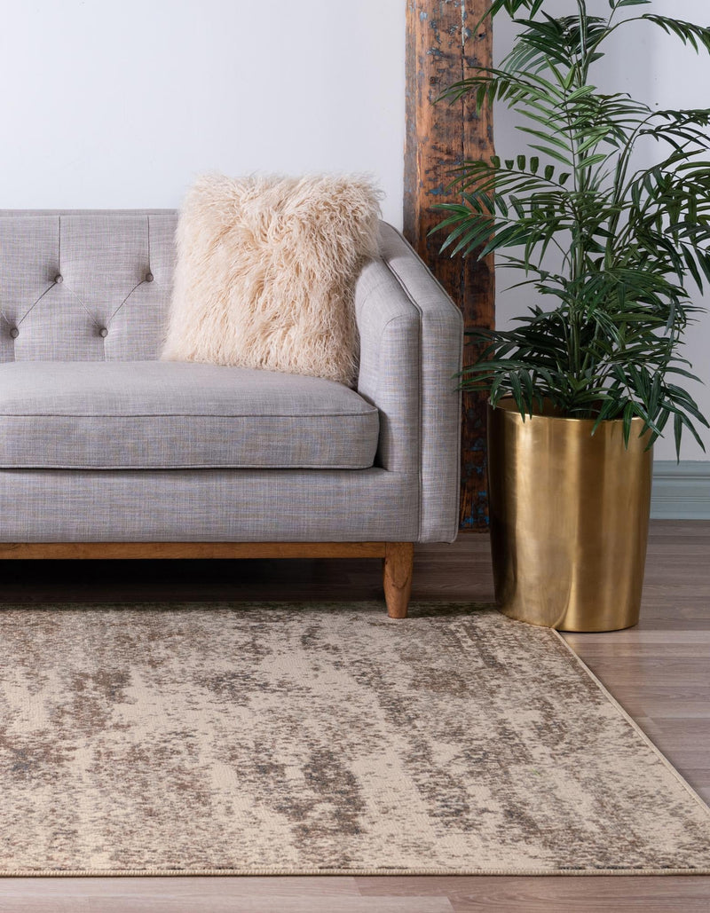 Gobi Sands Collection Area Rug -  Badain Rectangle Cream  lifestyle 4