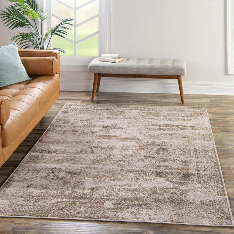 Gobi Sands Collection Area Rug -  Badain Rectangle Cream  lifestyle 15