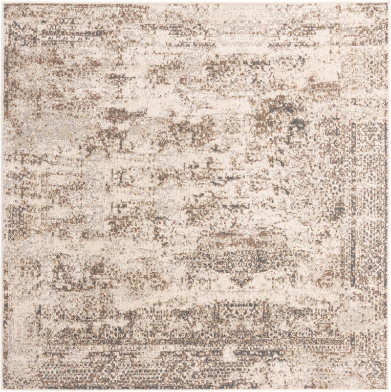Gobi Sands Collection Area Rug -  Badain Square Cream  lifestyle 17