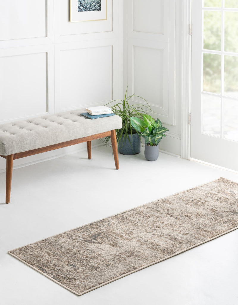 Gobi Sands Collection Area Rug -  Badain Runner Cream  lifestyle 28