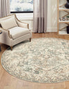 Gobi Sands Collection Area Rug -  Turpan Round Multi  lifestyle 15