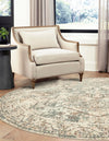 Gobi Sands Collection Area Rug -  Turpan Round Multi  lifestyle 18