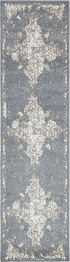 Gobi Sands Collection Area Rug -  Lop Runner Gray  lifestyle 48