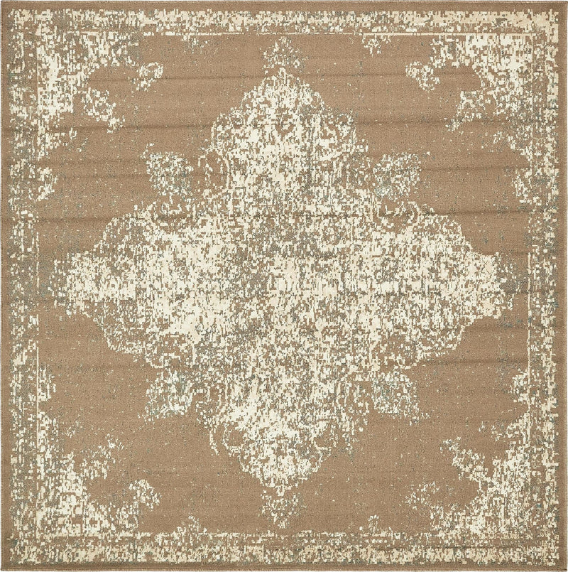 Gobi Sands Collection Area Rug -  Lop Square Brown  lifestyle 49