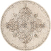 Gobi Sands Collection Area Rug -  Lop Round Cream  lifestyle 52