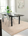 Woven Seaside Jute Collection Area Rug - Marina Rectangle Natural  lifestyle 6