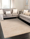 Woven Seaside Jute Collection Area Rug - Marina Rectangle Natural  lifestyle 20