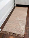 Woven Seaside Jute Collection Area Rug - Marina Runner Natural  lifestyle 55