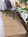 Woven Seaside Jute Collection Area Rug - Marina Runner Natural  lifestyle 62