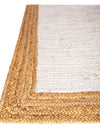 Woven Seaside Jute Collection Area Rug - Nantucket Rectangle White  lifestyle 65