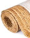 Woven Seaside Jute Collection Area Rug - Nantucket Rectangle White  lifestyle 78