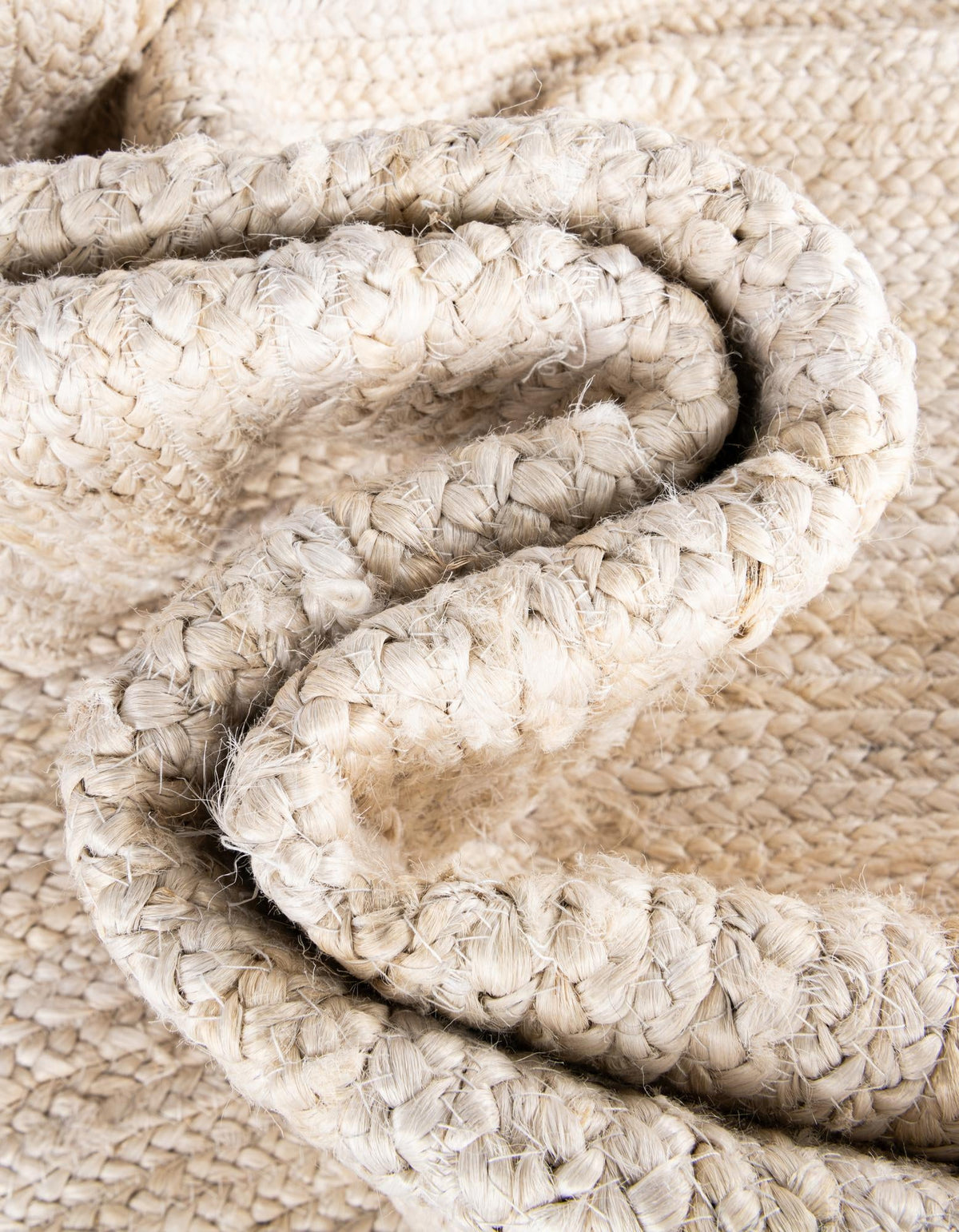 Woven Seaside Jute Collection Area Rug - Savannah (White) Rectangle White  lifestyle 15