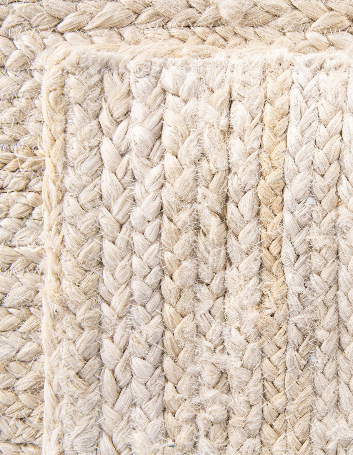 Woven Seaside Jute Collection Area Rug - Savannah (White) Rectangle White  lifestyle 16