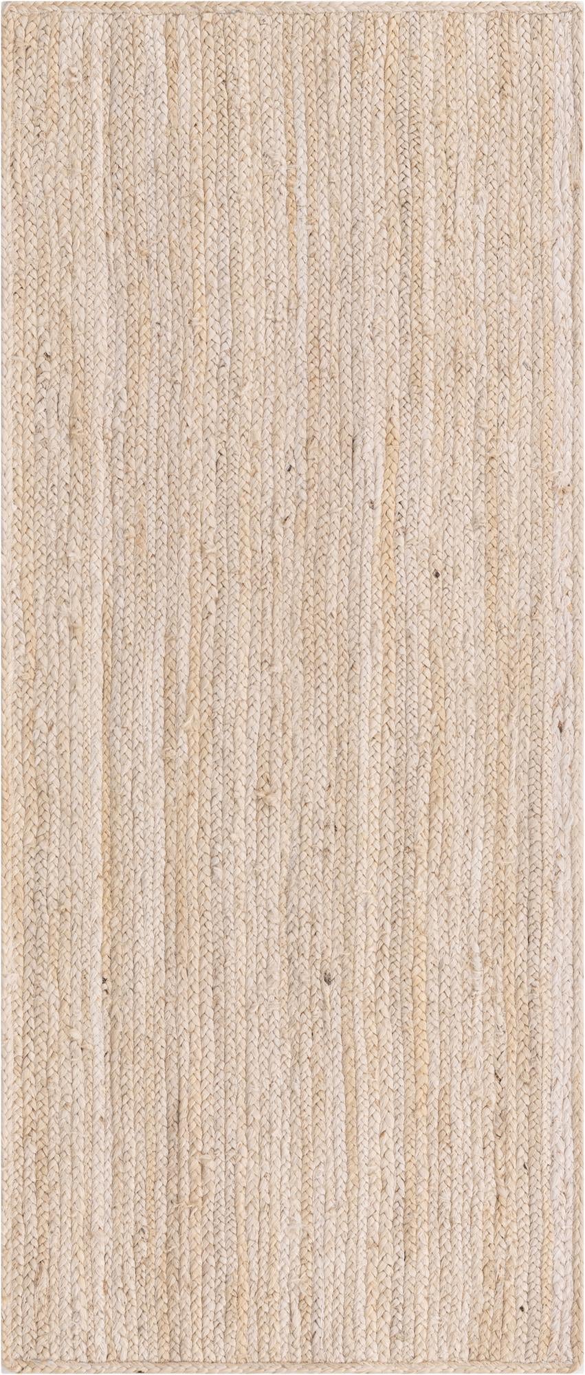 Woven Seaside Jute Collection Area Rug - Savannah (White) Runner White  lifestyle 22