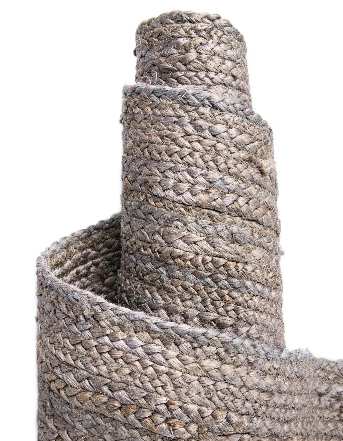 Woven Seaside Jute Collection Area Rug - Savannah (Gray) Rectangle Gray  lifestyle 18