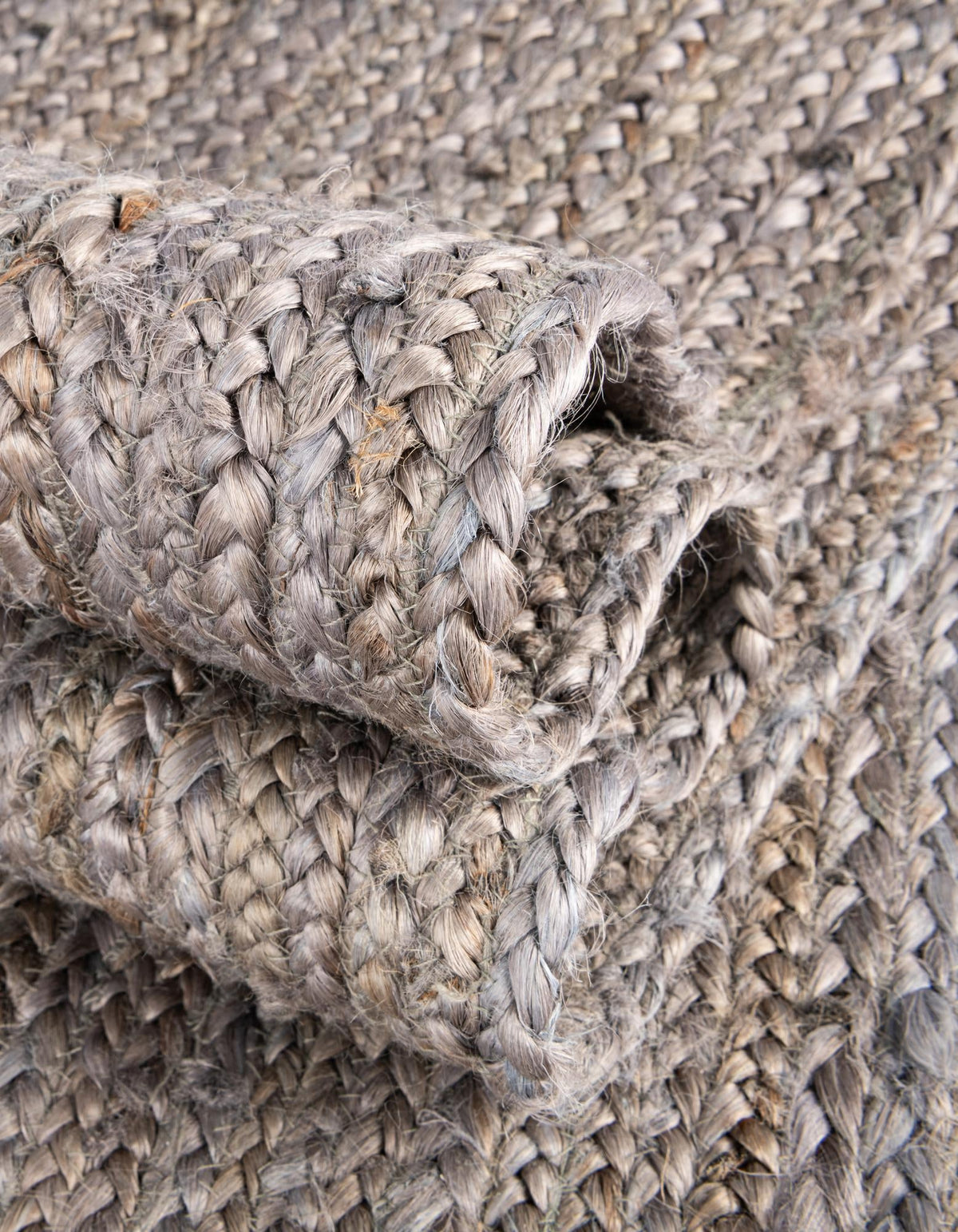 Woven Seaside Jute Collection Area Rug - Savannah (Gray) Rectangle Gray  lifestyle 20