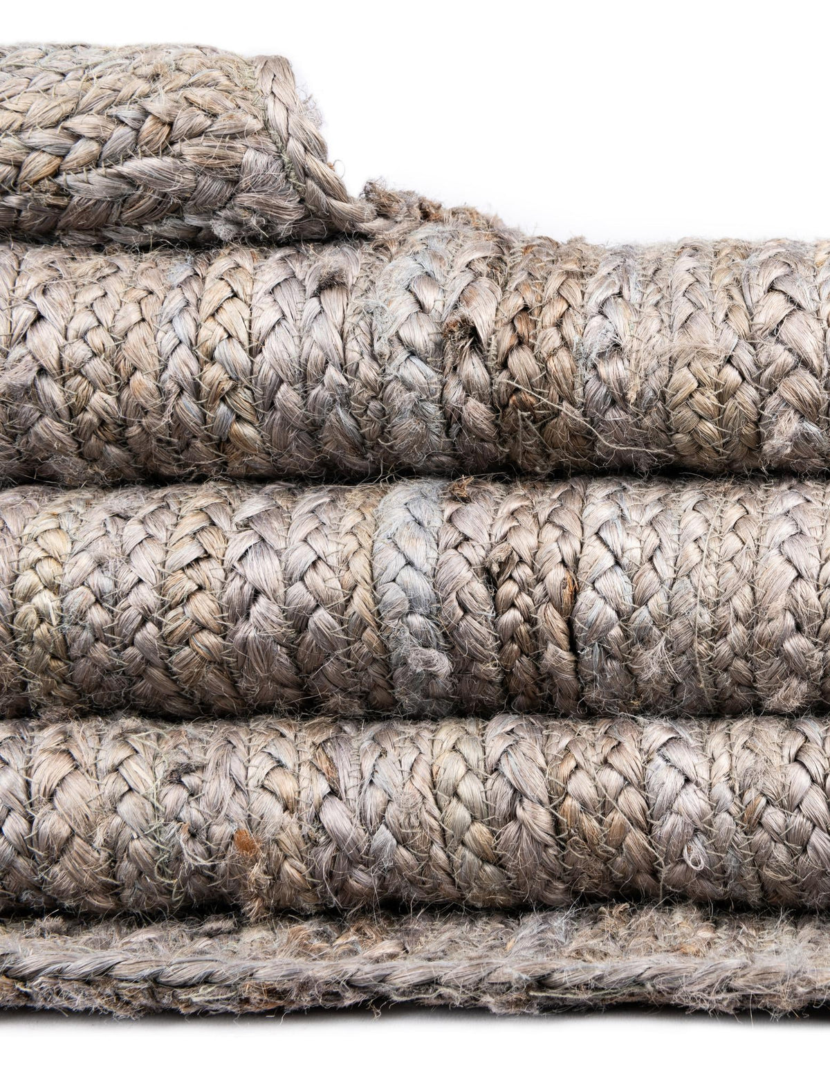 Woven Seaside Jute Collection Area Rug - Savannah (Gray) Rectangle Gray  lifestyle 21