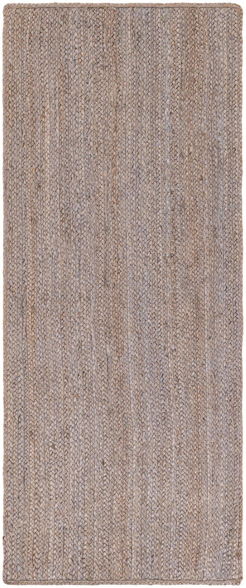 Woven Seaside Jute Collection Area Rug - Savannah (Gray) Runner Gray  lifestyle 22