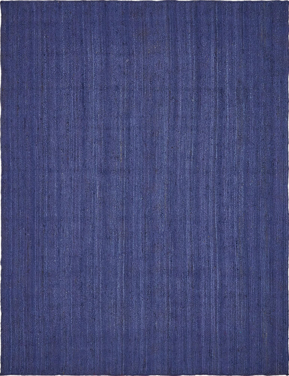 Woven Seaside Jute Collection Area Rug - Savannah (Navy Blue) Rectangle Navy Blue Main