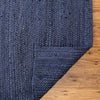 Woven Seaside Jute Collection Area Rug - Savannah (Navy Blue) Rectangle Navy Blue  lifestyle 16