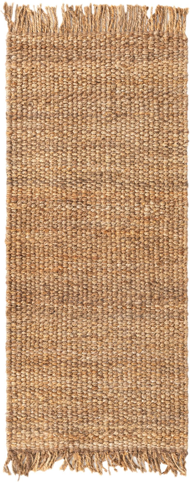 Savannah Jute Collection Area Rug - Seashore Runner Natural  lifestyle 126