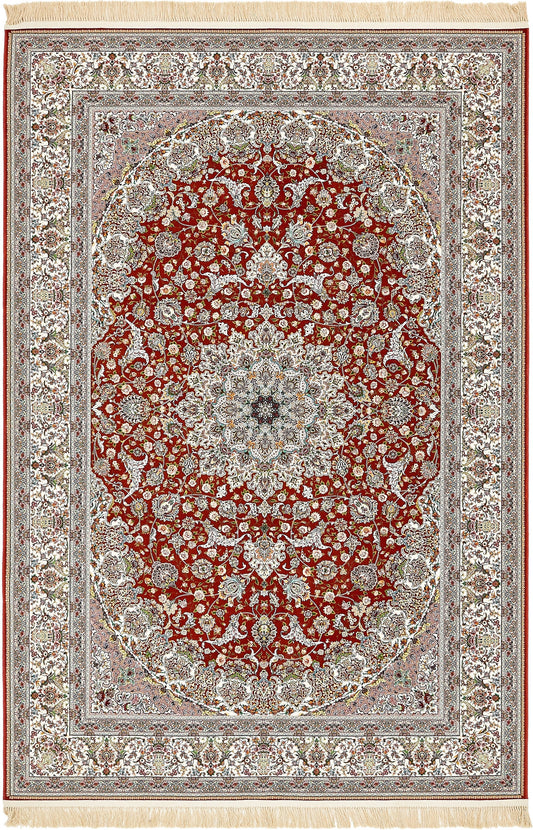 Imperial Manor Collection Area Rug -  Fontainebleau Rectangle Red Main
