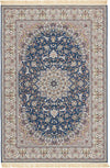 Imperial Manor Collection Area Rug -  Fontainebleau Rectangle Dark Blue  lifestyle 5