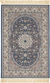 Imperial Manor Collection Area Rug -  Fontainebleau Runner Dark Blue  lifestyle 11