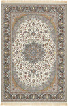 Imperial Manor Collection Area Rug -  Fontainebleau Rectangle Ivory  lifestyle 4