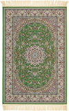 Imperial Manor Collection Area Rug -  Fontainebleau Runner Green  lifestyle 2