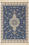 Imperial Manor Collection Area Rug -  Potsdam Rectangle Dark Blue  lifestyle 3