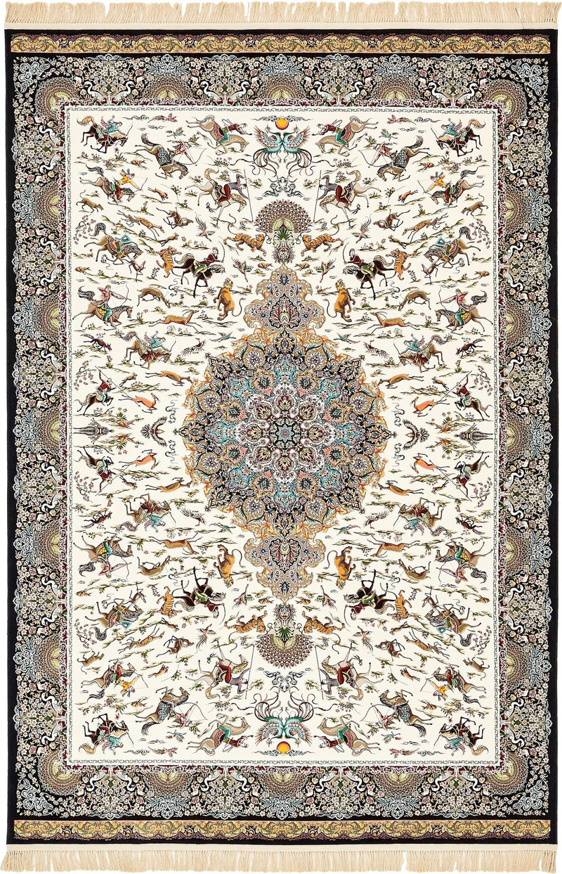 Imperial Manor Collection Area Rug -  Potsdam Rectangle Ivory  lifestyle 4