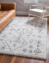 Casablanca Comfort Collection Area Rug - Sahara Rectangle Pure Ivory  lifestyle 3