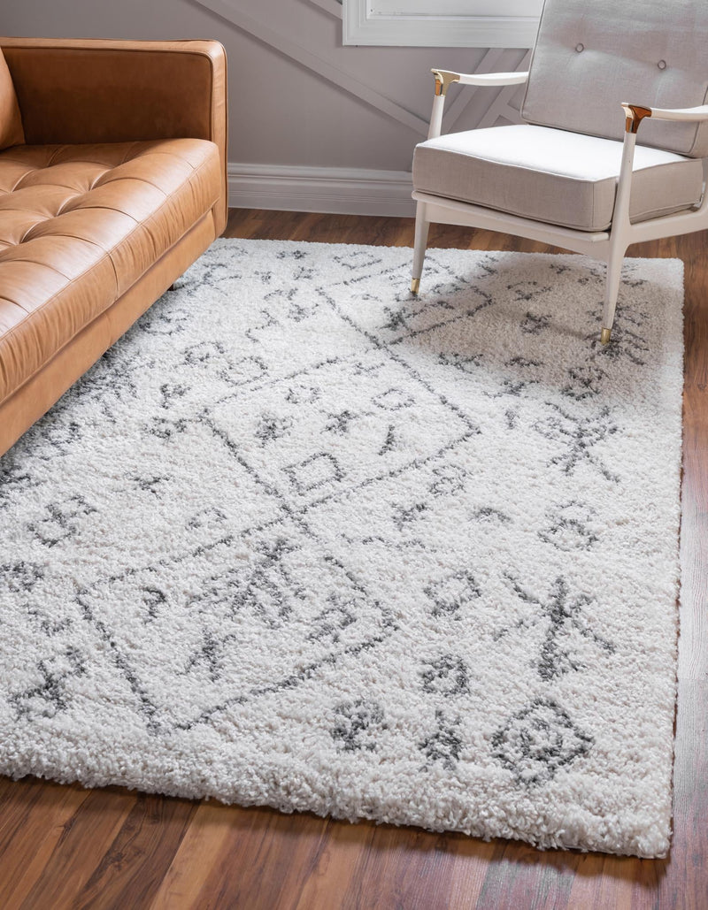Casablanca Comfort Collection Area Rug - Sahara Rectangle Pure Ivory  lifestyle 3