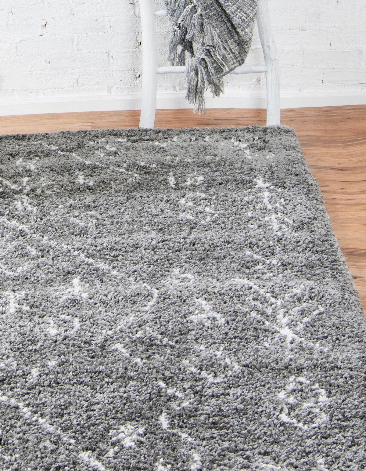 Casablanca Comfort Collection Area Rug - Sahara Rectangle Gray  lifestyle 10