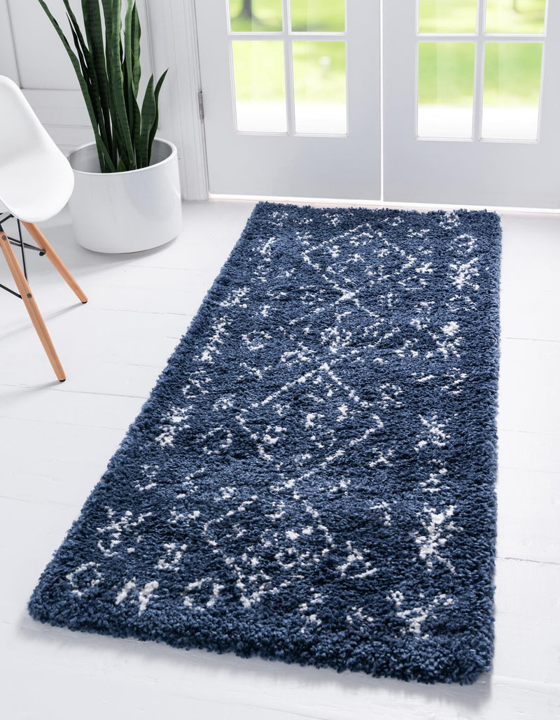 Casablanca Comfort Collection Area Rug - Sahara Runner Navy Blue  lifestyle 41