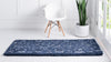 Casablanca Comfort Collection Area Rug - Sahara Runner Navy Blue  lifestyle 65