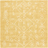 Casablanca Comfort Collection Area Rug - Sahara Square Yellow  lifestyle 23