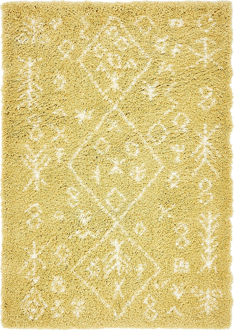 Casablanca Comfort Collection Area Rug - Sahara Rectangle Yellow  lifestyle 2