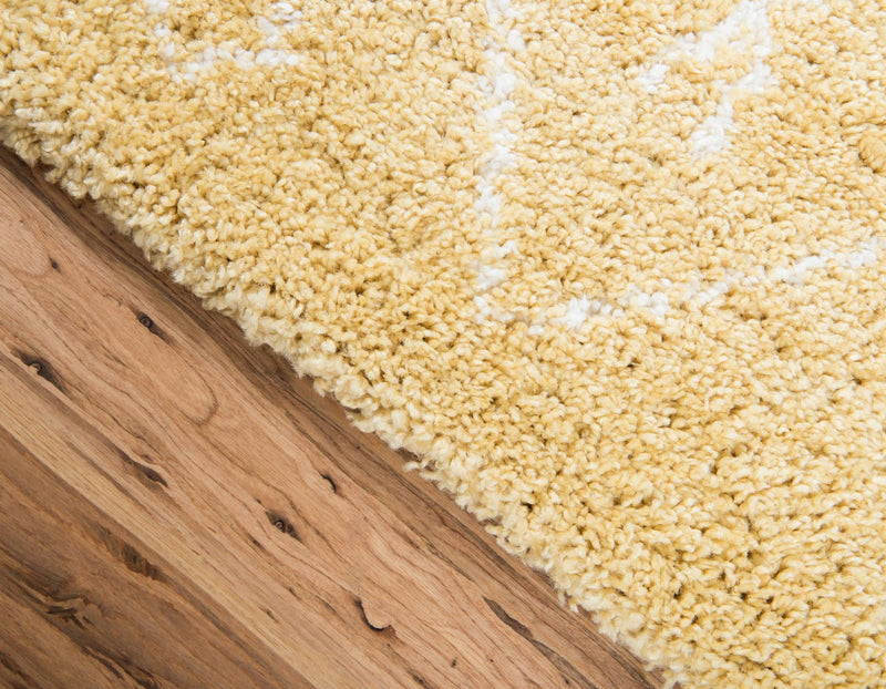 Casablanca Comfort Collection Area Rug - Sahara Rectangle Yellow  lifestyle 12