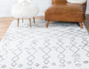 Casablanca Comfort Collection Area Rug -  Fez Rectangle Pure Ivory  lifestyle 9