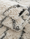 Casablanca Comfort Collection Area Rug -  Fez Rectangle Pure Ivory  lifestyle 30