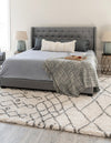 Casablanca Comfort Collection Area Rug -  Fez Rectangle Pure Ivory  lifestyle 10