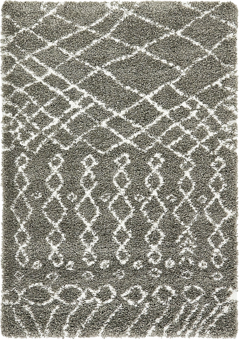 Casablanca Comfort Collection Area Rug -  Fez Rectangle Gray  lifestyle 3