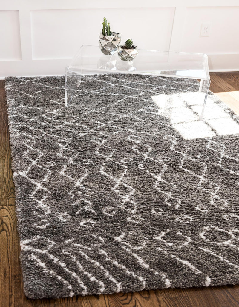 Casablanca Comfort Collection Area Rug -  Fez Rectangle Gray  lifestyle 4