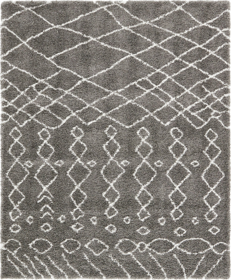 Casablanca Comfort Collection Area Rug -  Fez Rectangle Gray  lifestyle 2